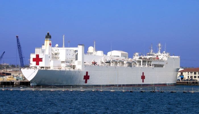 Structure of hospital ship