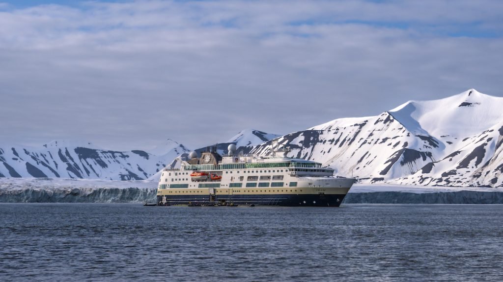 MS Fram in polar waters